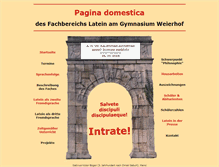 Tablet Screenshot of latein-weierhof.de